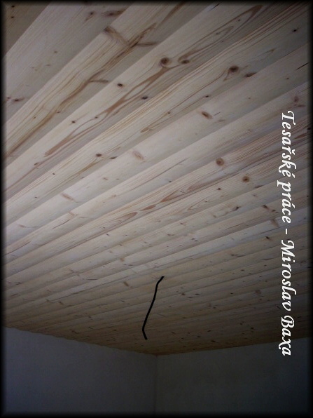 Palubkové obložení stropu (2)